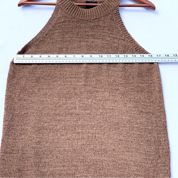 WORTHINGTON Womens Sweater Sz. Large Coco Brown Exposed Shoulders Warm Weather - Picture 5 of 9